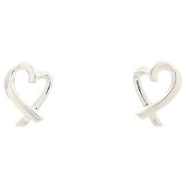 Tiffany & Co Mini orecchini a lobo Tiffany Loving Heart Argento