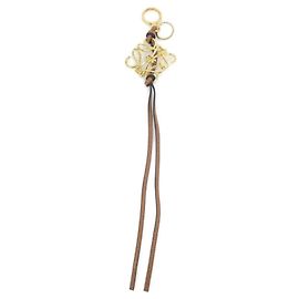 Pingente para bolsa Loewe em couro de vitelo dourado Dourado
