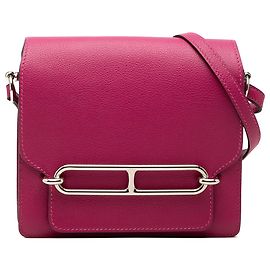 Hermès Sac Roulis 18 Mini Evercolor Rosa Rosa Outro