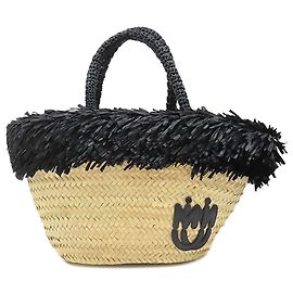 Tote Miu Miu in rafia beige Beige