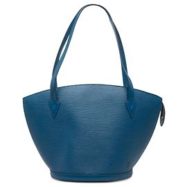 Louis Vuitton Blue Epi Saint Jacques GM Long Strap Bleu