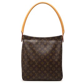 Louis Vuitton Marrone Monogram Looping GM Marrone