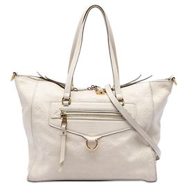 Louis Vuitton Beige Monogram Empreinte Lumineuse PM Bege