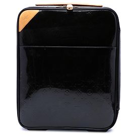 Louis Vuitton Black Monogram Vernis Pegase 45 Black