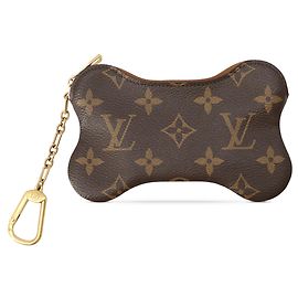 Tarjetero Louis Vuitton Brown Monogram Bone Castaño