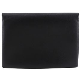 Hermès Clutch Calvi GM Hermes Nero Verde