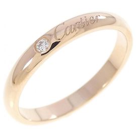 Cartier Pink Gold Diamond Band Ring Other