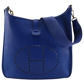 Hermès Borsa a Spalla Hermes Evelyne 1 GM Blu