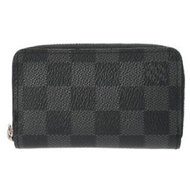 Porta-moedas Zippy Damier Graphite Louis Vuitton Preto