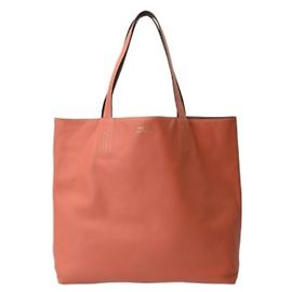 Hermès Sac cabas HERMES Double Sens 45 Rouge Corail