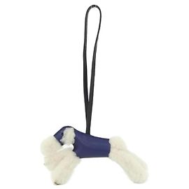 Hermès Hermes Buddy Accessory Bag Charm Black Blue Cream