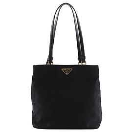 Borsa Tote in Nylon Nero Prada Nero