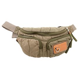 Borsa a tracolla in nylon kaki da donna Loewe Cachi