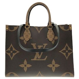 Bolsa Louis Vuitton Monogram Giant OnTheGo MM Marrom