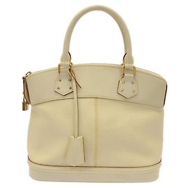 Bolsa Louis Vuitton Suhali Lockit PM Branco