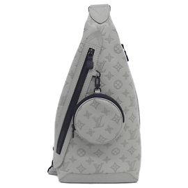 Louis Vuitton Monogram Shadow Duo Sling Bag Black Monogram