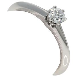 Tiffany & Co. Platinum Solitaire Band Ring Other