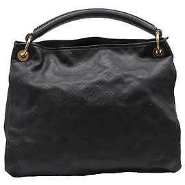 Louis Vuitton Monogram Empreinte Artsy MM em couro preto Preto