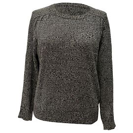 Autre Marque Pull à col rond A.P.C. en lin gris Gris