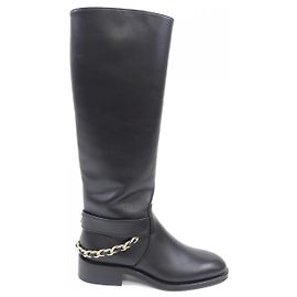 Chanel G39171X56609 Long Boots Black