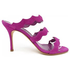 Sandales Manolo Blahnik Rose