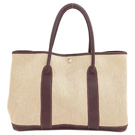 Hermès Sac cabas Hermes Garden Party PM Marron