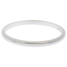Cartier 1895 Ehering Platin 2mm Silber