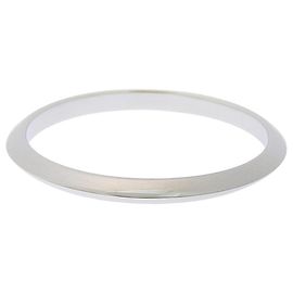 Tiffany & Co. Knife Edge Ring Platinum Silvery