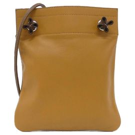 Hermès Bolsa de Ombro MINI Bicolor Hermes Sac Aline Marrom Multicor