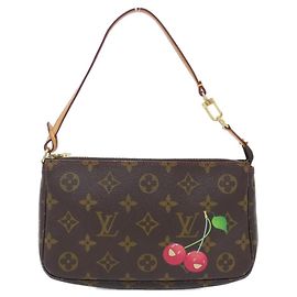 Louis Vuitton Monogram Cherry Pochette Accessoires Marron Monogramme