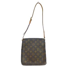 Louis Vuitton Musette Salsa Handbag Monogram Canvas PM Brown