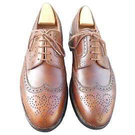 JM Weston J.M. Weston Scarpe Richelieu Wingtip in Pelle Marrone Marrone