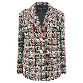 Veste en tweed Chanel Iconic Collection Cruise 2020 Multicolore