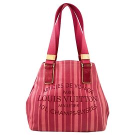 Louis Vuitton Plan Soleil Cabas PM Tote Bag Red