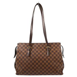 Sac à main Louis Vuitton Chelsea Damier Marron