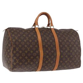 Louis Vuitton Keepall Monogram Canvas 55 Marrom