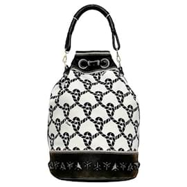 Borsa a secchiello Loewe marrone e bianca Marrone Bianco