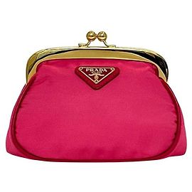 Monedero de nylon Tessuto Prada Rosa