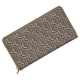 Gucci Wallet Beige Leather Beige