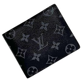 Cartera Bi-fold Louis Vuitton en Monogram Eclipse Negro Monograma