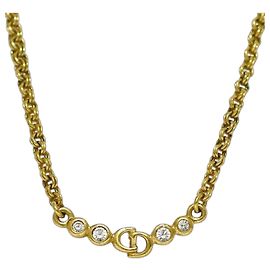 Collana Christian Dior placcata oro D'oro