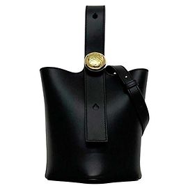 Borsa a tracolla a secchiello Pebble Loewe Nero