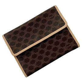 Céline Cartera tríptico Celine en marrón Castaño