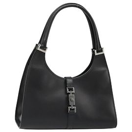 Gucci Vintage Jackie en cuir Noir