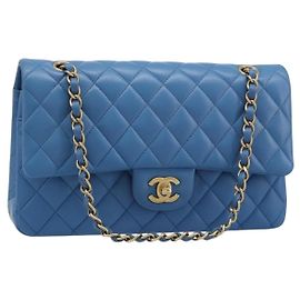 Chanel Matelassé Lambskin leather 25 Blue