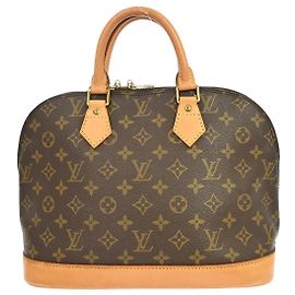 Louis Vuitton Vintage Alma Monogram Canvas PM Marrom