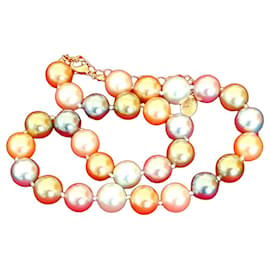 Kenneth Jay Lane Colar de Pérolas Multicor Multicor