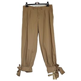Calças Ralph Lauren em algodão bege Bege