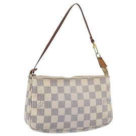 LOUIS VUITTON Damier Azur Pochette Accessoires Pouch N41207 LV Auth 187681 Other
