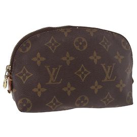LOUIS VUITTON Monogram Pochette Cosmetic PM Pochette M43998 LV Auth 185800 Monogramma